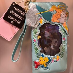 Loungefly The Little Mermaid Lenticular Wristlet
